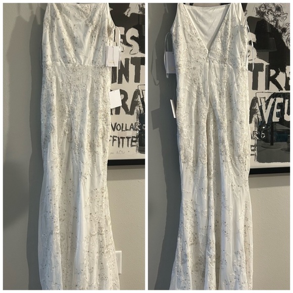 Lulus Everlasting Admiration White Sequin Sleeveless Maxi Dress - Picture 4 of 6